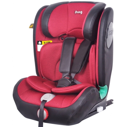 Ding Asiento de coche York rojo con Aprender 9-36 kg